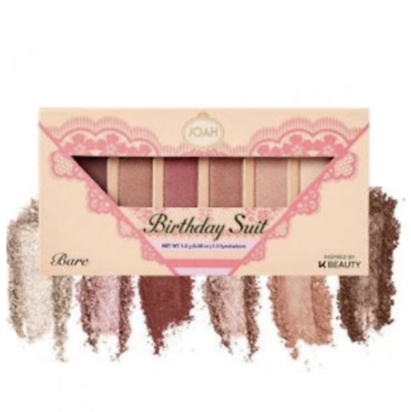 K Beauty Makeup Kbeauty Joah Birthday Suite Bare Eyeshadow Palette